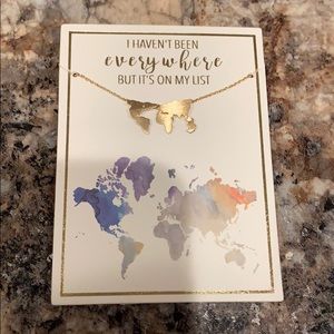 Francesca's Collections Jewelry - Map of the world necklace Francesca's Collections Jewelry - Map of the world necklace